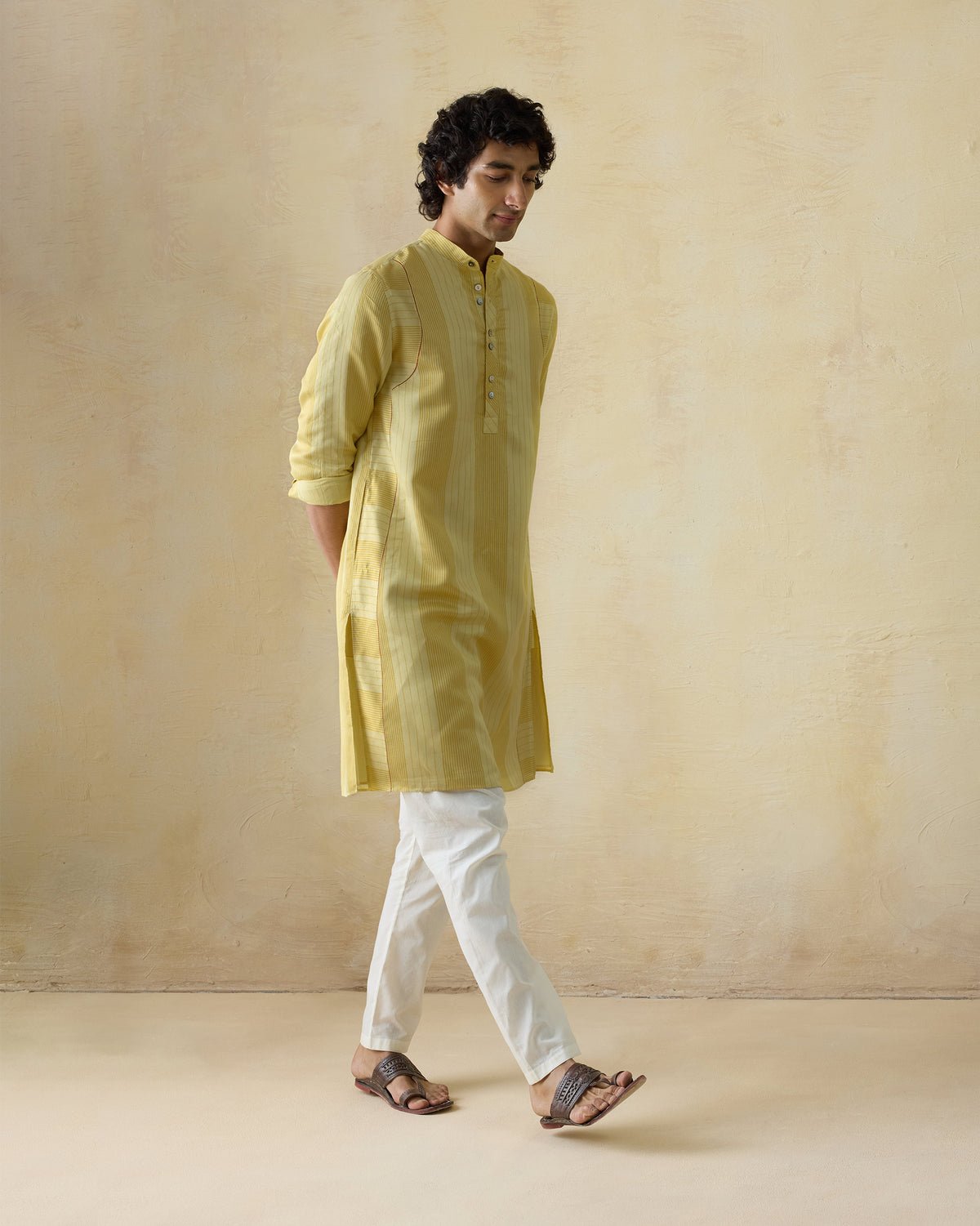 Voyage Kurta - Viscose Silk Blend Classic Fit