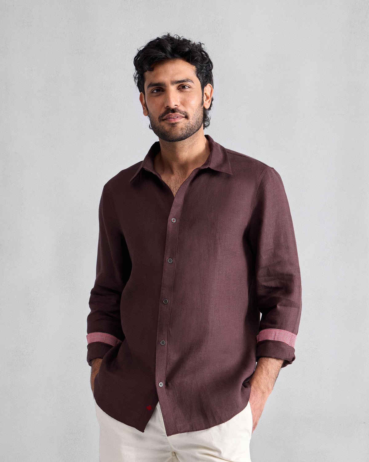 Classic Shirt - Chocolate Plum