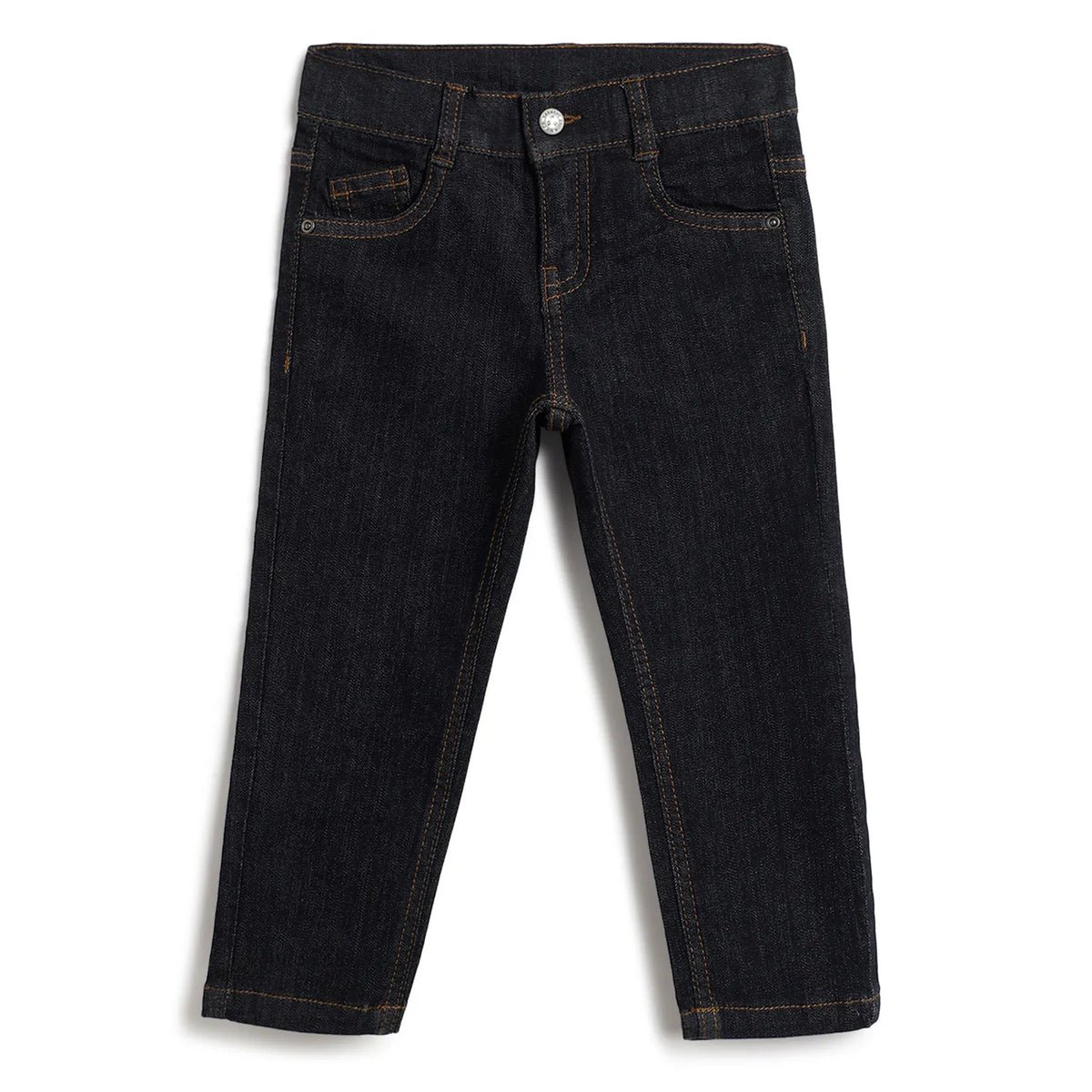 Boys Medium Blue Solid Jeans