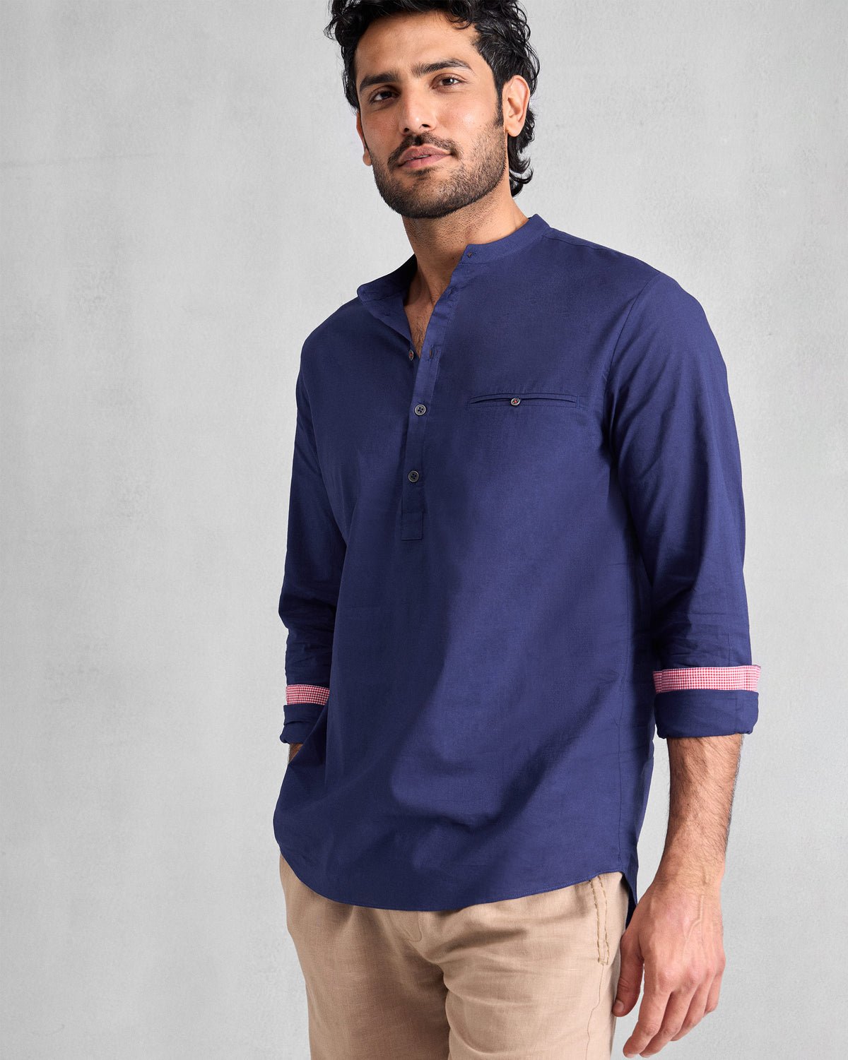 Pondicherry Shirt - Ink Blue