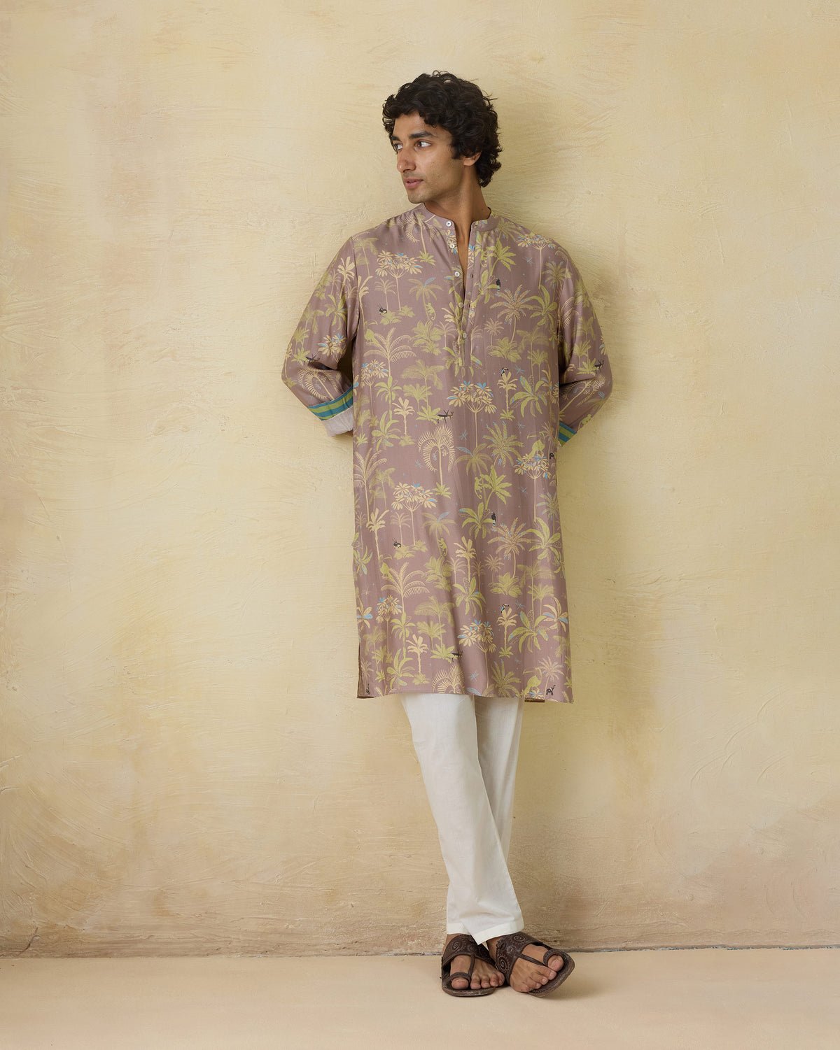 Chandni Chowk Kurta - Viscose Silk Blend Classic Fit