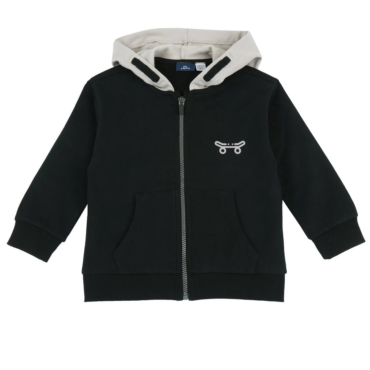 Boys Black Printed Sweatshirt