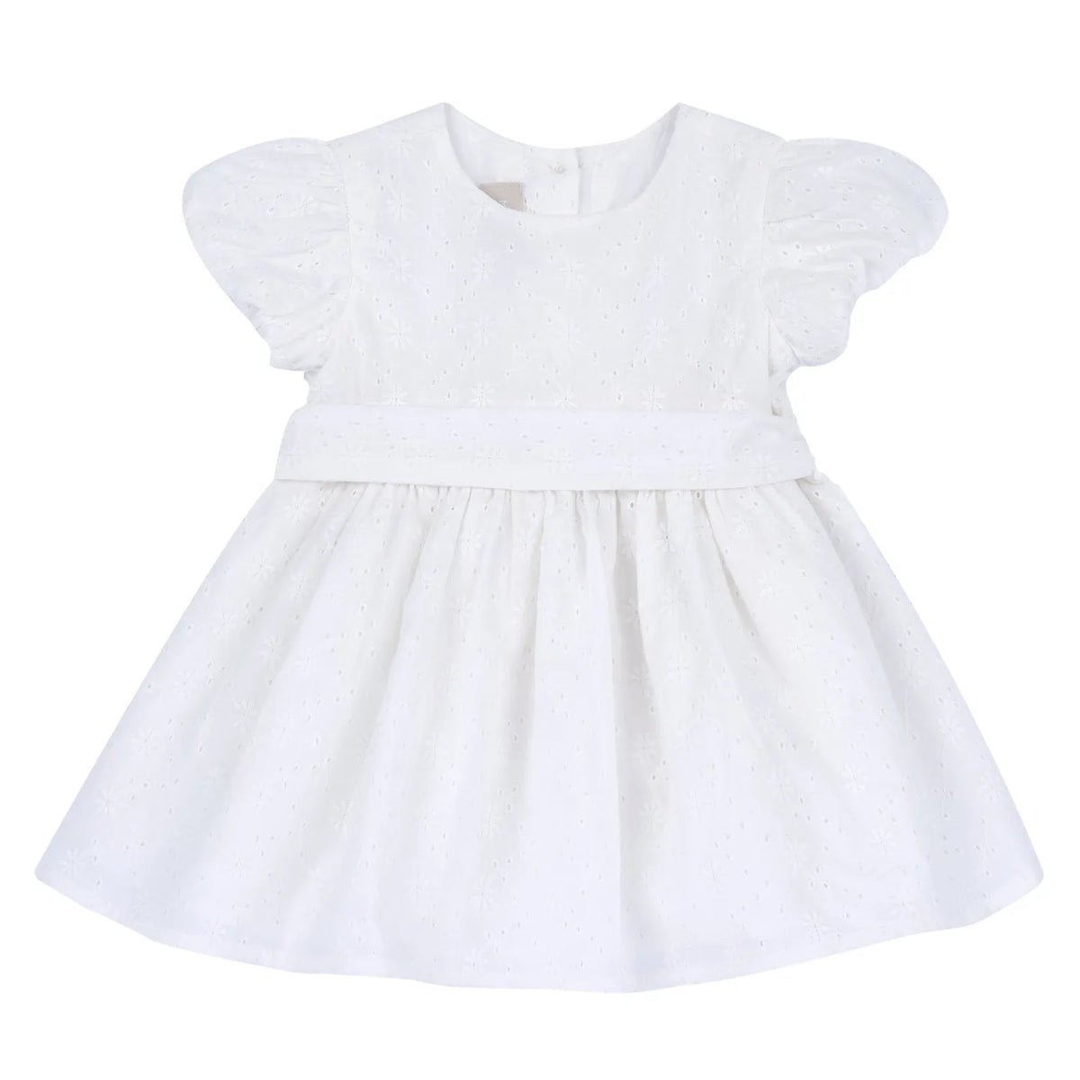 Girls Bronze Self Design Dress