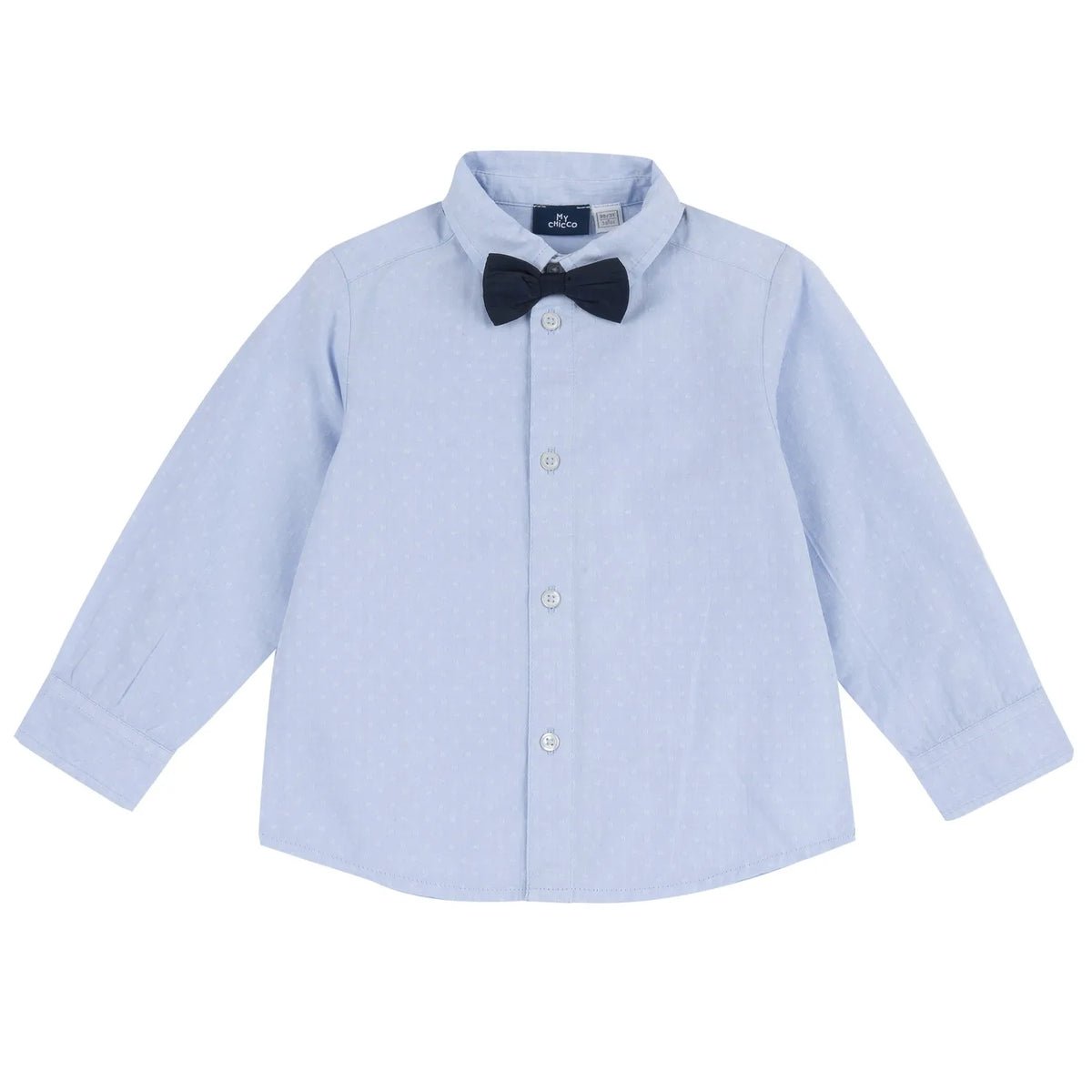 Boys Light Blue Solid Formal Shirt